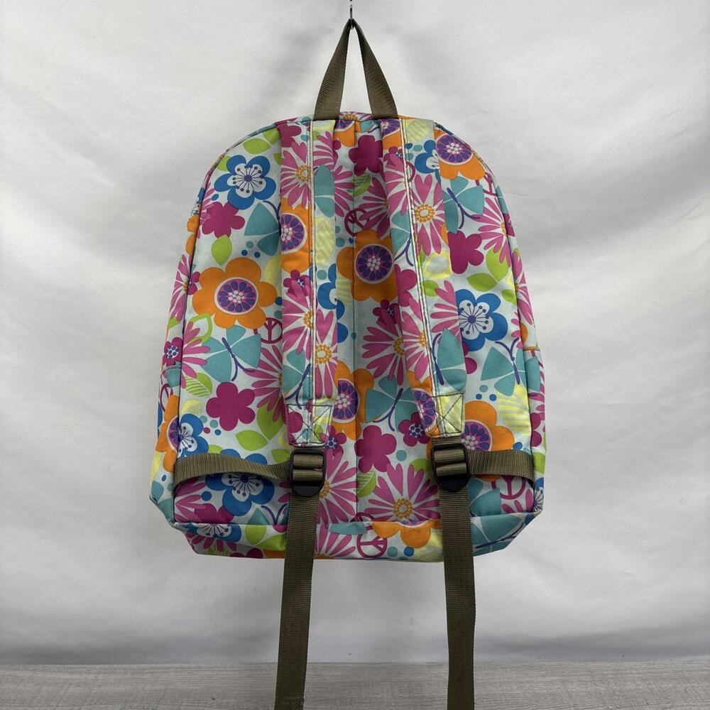 L.L.Bean Deluxe Backpack - Retro Flower Print - Picture 3 of 9